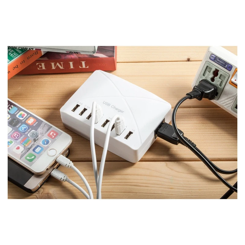 USB зарядное устройство адаптер питания смартфоны планшеты полоса 8 портов