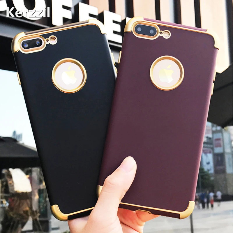 Чехол с защитой от ударов Kerzzil Silikon для iPhone 6 6s Plus мягкий деловой чехол 7 чехлы из