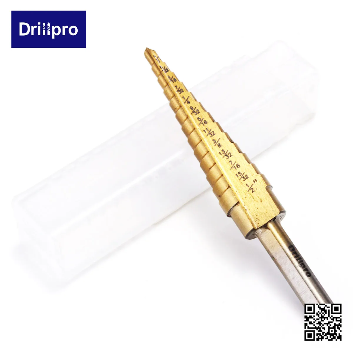 Красный Drillpro 1x1/"-1-3/8" Шаг сверло набор Титан покрытием высокого Скорость Сталь ступенчатая Буровая головка бура - Цвет: Красный