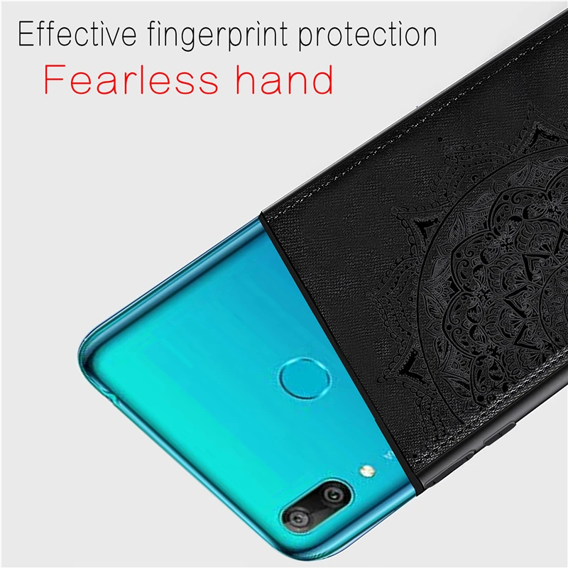 Чехол из хлопчатобумажной ткани для Huawei Y7 2019 магнитный силиконовый чехол бампер