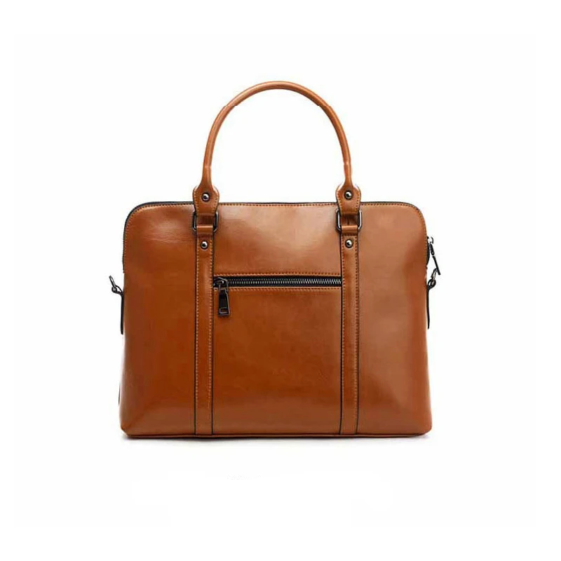 LUYO Brand Genuine Leather Business Luxury Handbags Women Bags Designer Top-handle Ladies Handbag Fashion Laptop Briefcase Bag | Багаж и