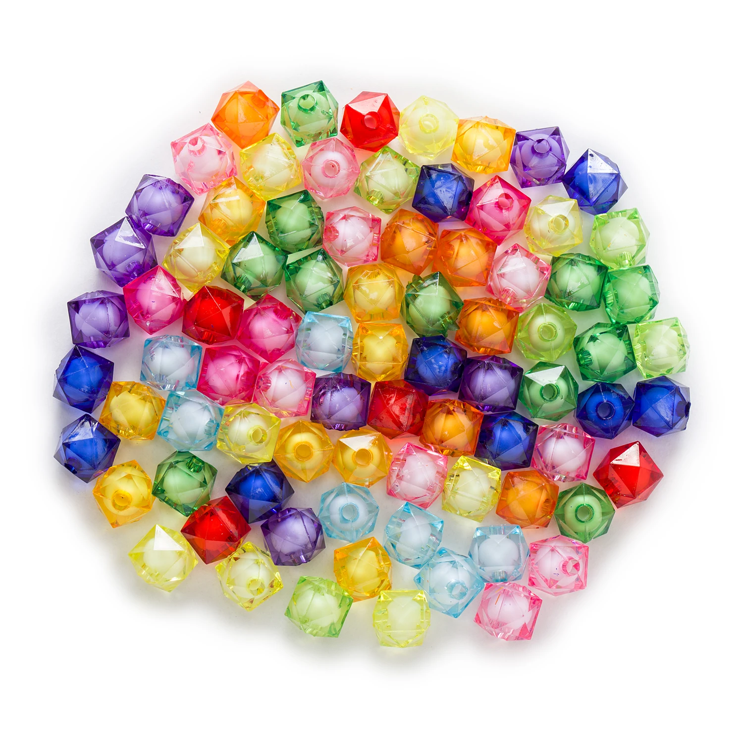 Бусины из акрила квадратной формы с отверстиями 8 20 мм|spacer beads|making beaded necklacebead spacers |