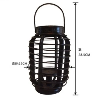 Kingart деревянный и бамбуковый фонарь портативный держатель для свечи