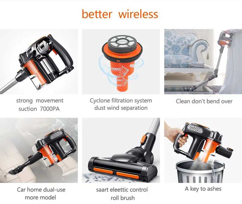 Molisu Портативный дом ручной пылесос тихий пылесборника Главная Род Пылесосы