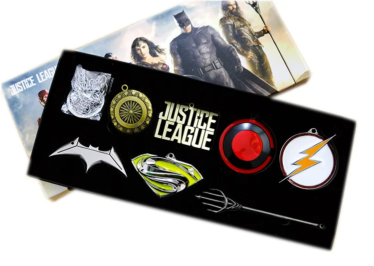 7 шт./компл. DC герои Лига Справедливости Супермен Чудо-Женщина Бэтмен вспышка Aquaman