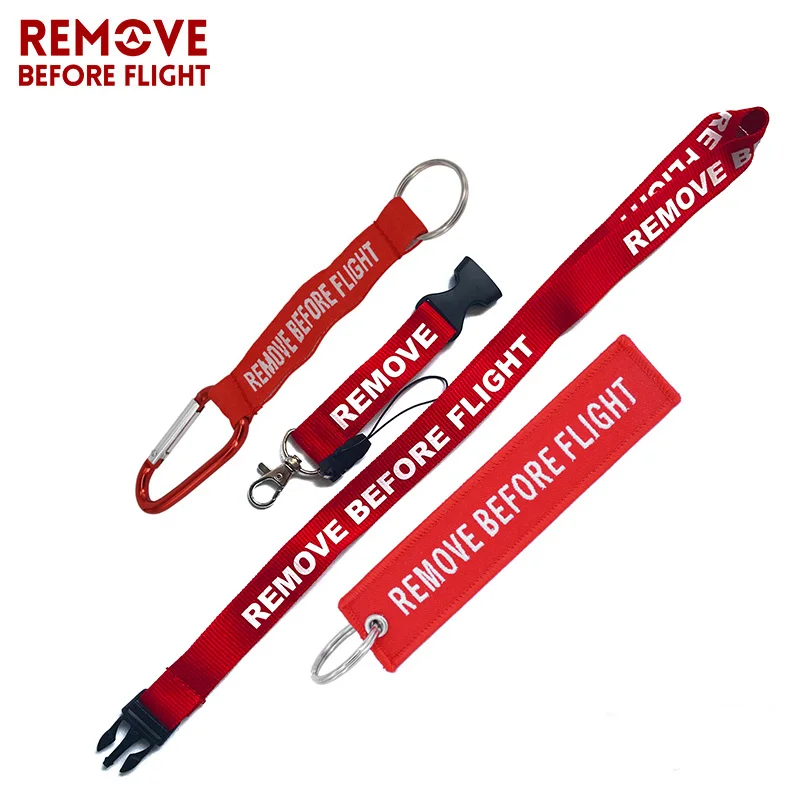 

Брелок для ключей с надписью «Remove Before Flight»