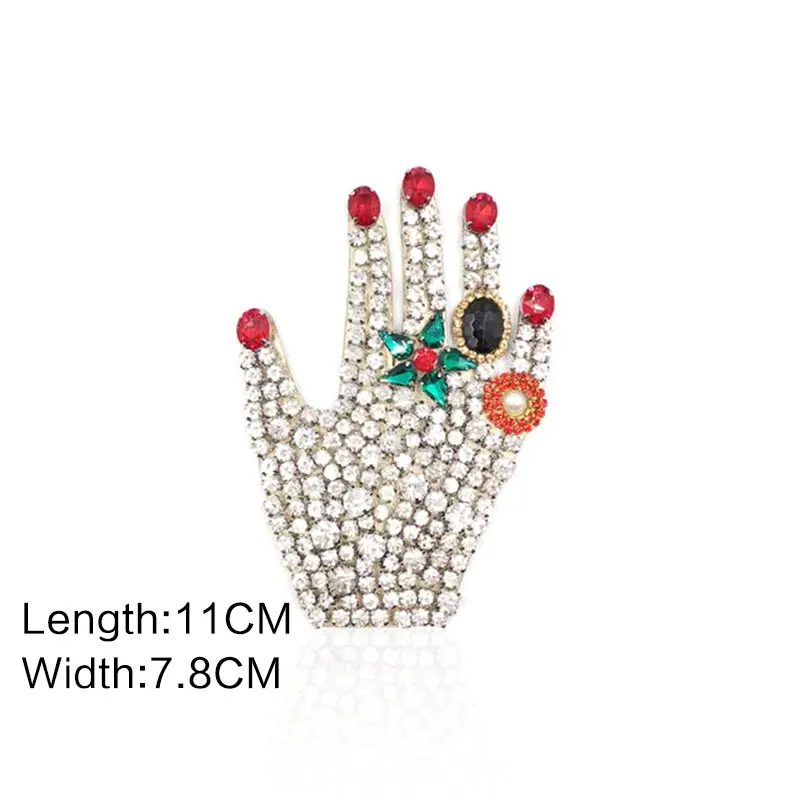 Красивые блестящие ручки в форме ладони свадебные аксессуары для свадебной