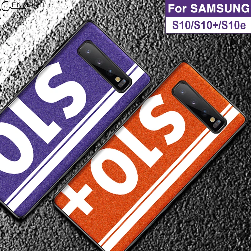 Для samsung S10 чехол, оригинальная Спортивная уличная культура, кожа, мягкий край, защитный чехол для samsung Galaxy S10 Plus S10e S10 5G чехол