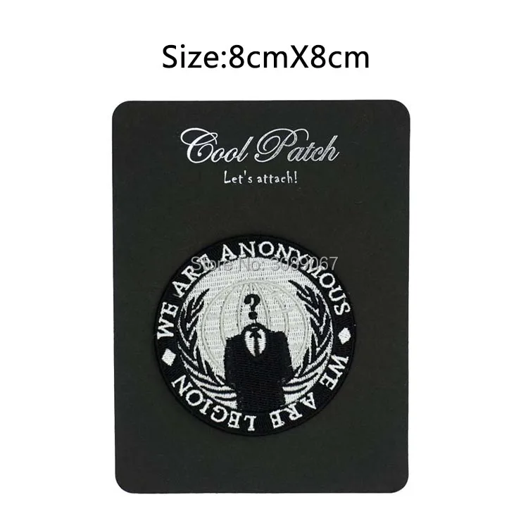 3 1 &quotанонимные мы легион патч термоклейкий значок для ТВ сериала косплея вышивка