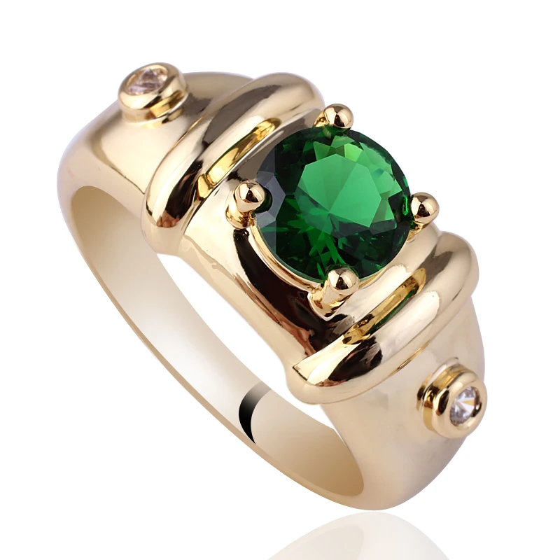 Мужское кольцо из серебра 925 пробы с круглым камнем 7 мм|925 silver mens ring|size 10men ring |