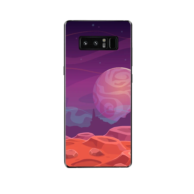 Bauqee для Samsung Galaxy Note 8 Случай Симпатичный мультфильм телефона чехол iPhone X 4S 5S SE 6 S 7 Plus