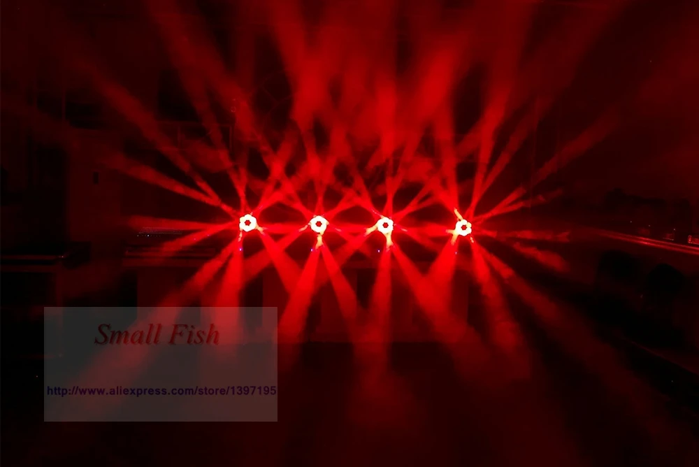 8Pcs/Lot LED Professional Stage Equipment 7x25W RGBW 4IN1 Beam Zoom Moving Head Light For Disco DJ Party Laser | Освещение