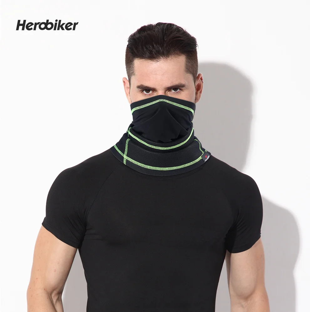 HEROBIKER мотоциклетная маска для лица, Зимняя Теплая Флисовая Балаклава, шапка с капюшоном, велосипедная штормовка, маска для лица, теплая зимняя флисовая маска для шеи