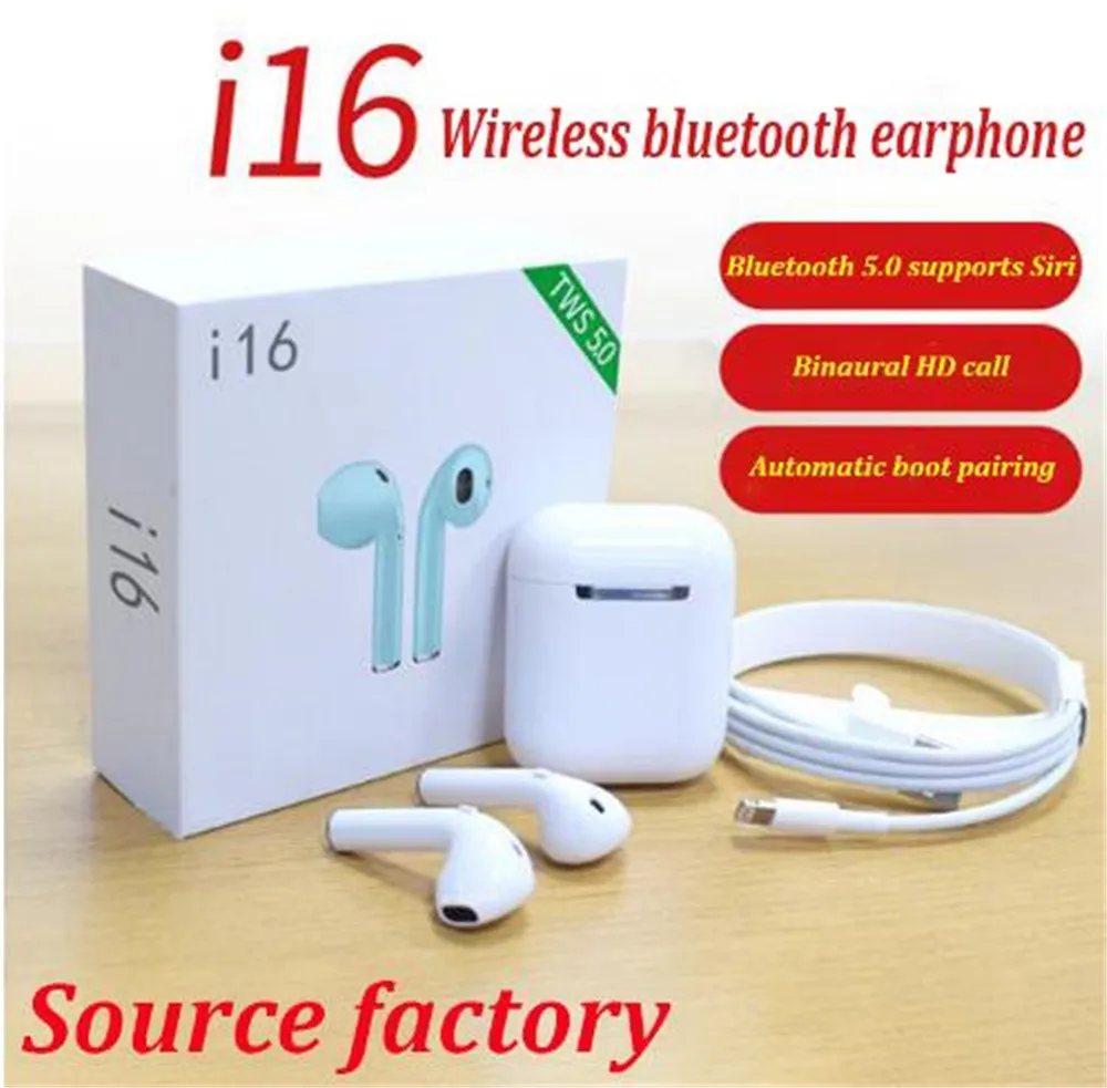 MKUYT i16 TWS Беспроводные Bluetooth 5,0 наушники мини 3D бас гарнитура наушники стерео Hearphone PK Air i10 i12 i13 i14 i60 i18 i30