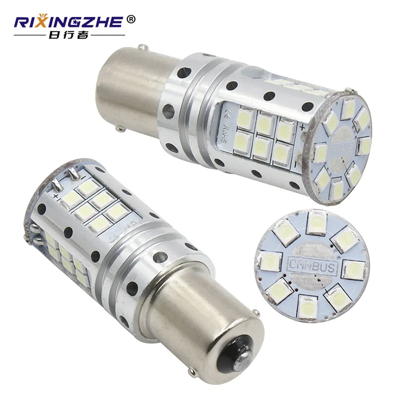 RXZ canbus 1156 светодиодный BA15S/P21W S25 3030 32SMD Авто тормозной обратного лампы ДРЛ сзади