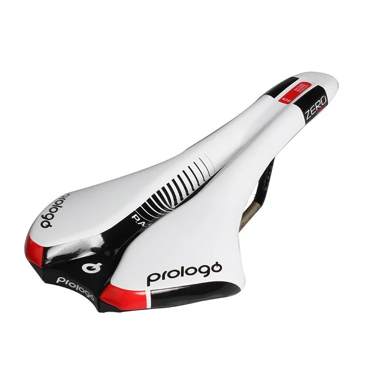 Италия Prologo ZERO II espacio T2.0 autorizado genuino bicicleta седло MTB silla ciclismo седло slice antideslizante гель - Цвет: Белый