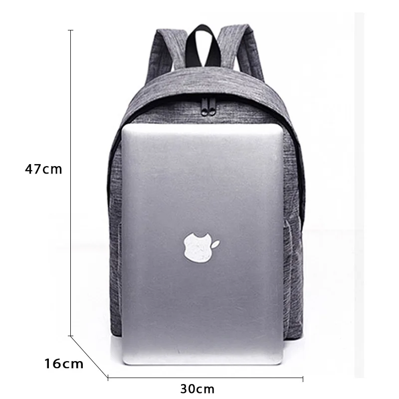 Холщовый Рюкзак Shellnail для мужчин и женщин вместительный ранец ноутбука школьные