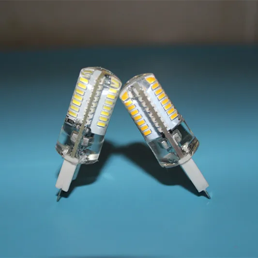 Светодиодная лампа G9 G4 AC110V 220V 3014 7W 9W 12W SMD 2835 светодиодная силиконовая Прозрачная