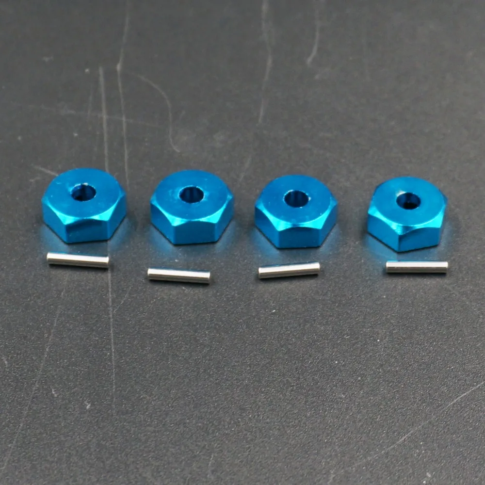 4 шт. шестигранная гайка с алюминиевым колесом 12 мм штифтами приводными