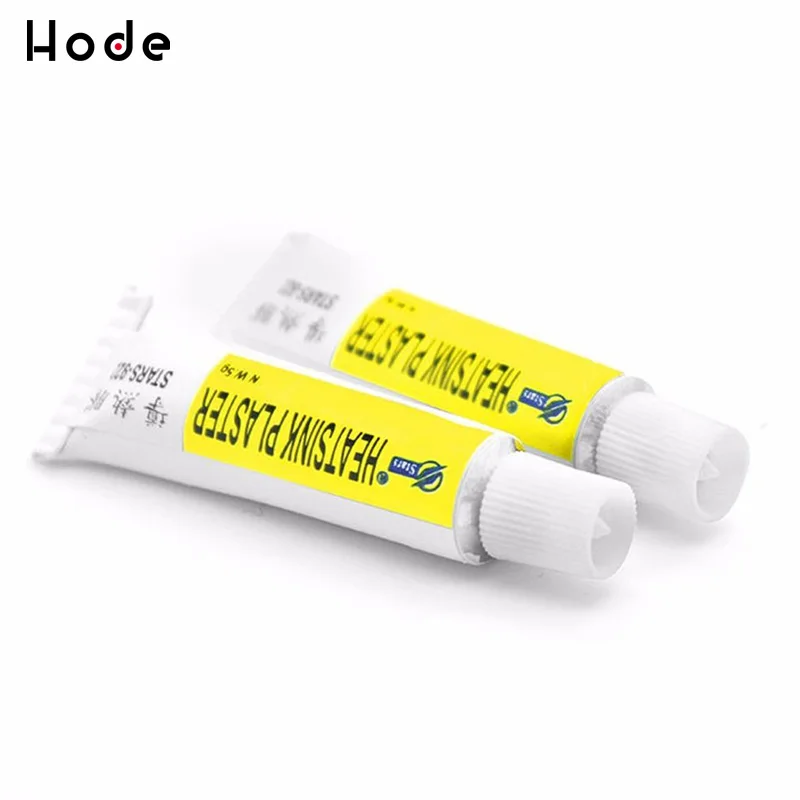 

2pcsx5g Thermal Grease Paste Conductive Heatsink Plaster Adhesive Glue For Chip VGA RAM LED IC Cooler Radiator Cooling STARS-922