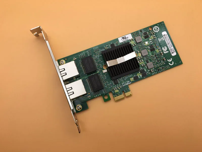 Двухпортовый 1 Гбит/с 82576EB чипсет PCI-E X4 гигабитный адаптер сервера сетевая карта NIC