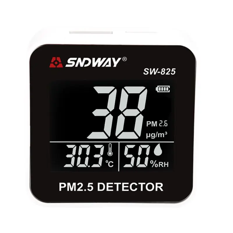 Цифровой монитор качества воздуха лазерный детектор PM2.5 тестер газовый
