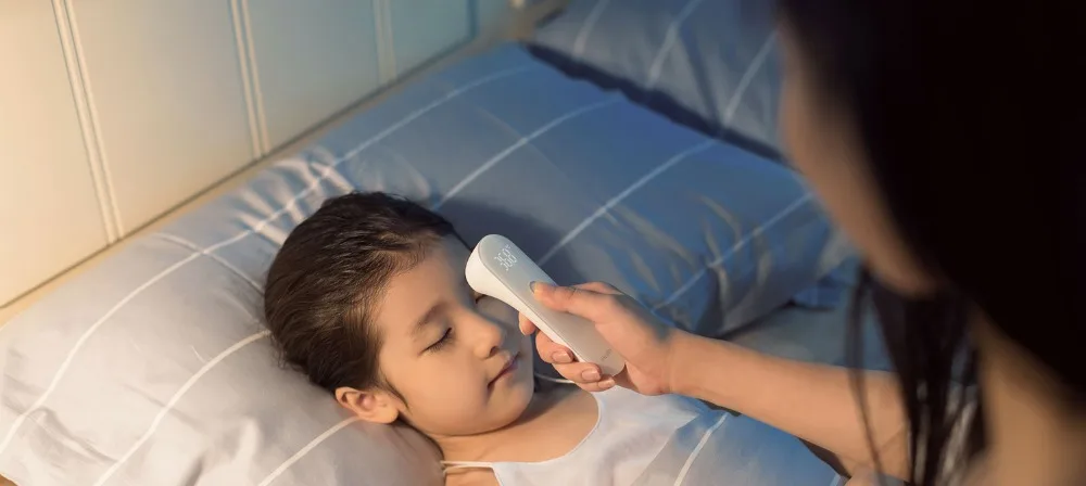 Xiaomi Mijia iHealth цифровой термометр Бесконтактный лоб Быстрый температурный тестер Fever инфракрасный Детский термометр