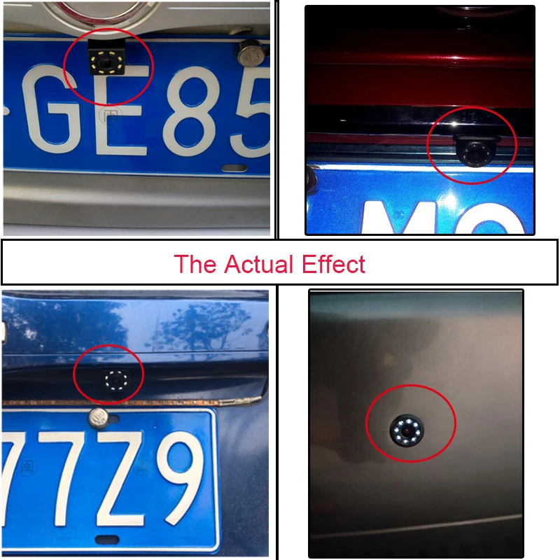8LED CCD Водонепроницаемая Автомобильная камера универсальная HD заднего вида