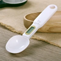 white lcd digital kitchen scales measuring spoons for cooking electronic weight volumn food scales kitchen gadgets