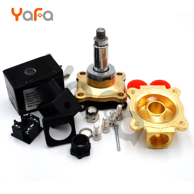 AC110V 220V 380V DC12V 24V G3/8 &quotG1/2&quot G3/4 &quotG1&quot Φ/4 &quotΦ/2&quot электромагнитный клапан водяной