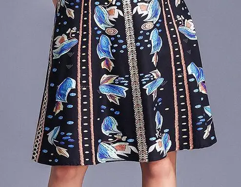 Модные дизайнерские взлетно-посадочной полосы летнее платье для женщин с