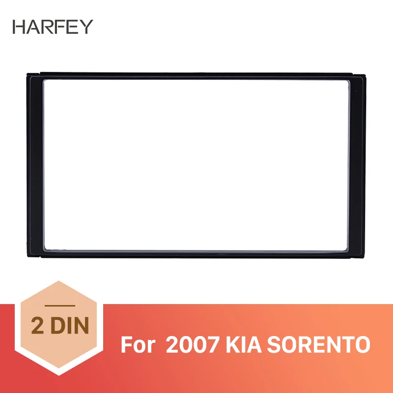 Автомобильный радиоприемник Harfey Double Din 173*98 мм фасция для KIA SORENTO 2006 2009 крепеж