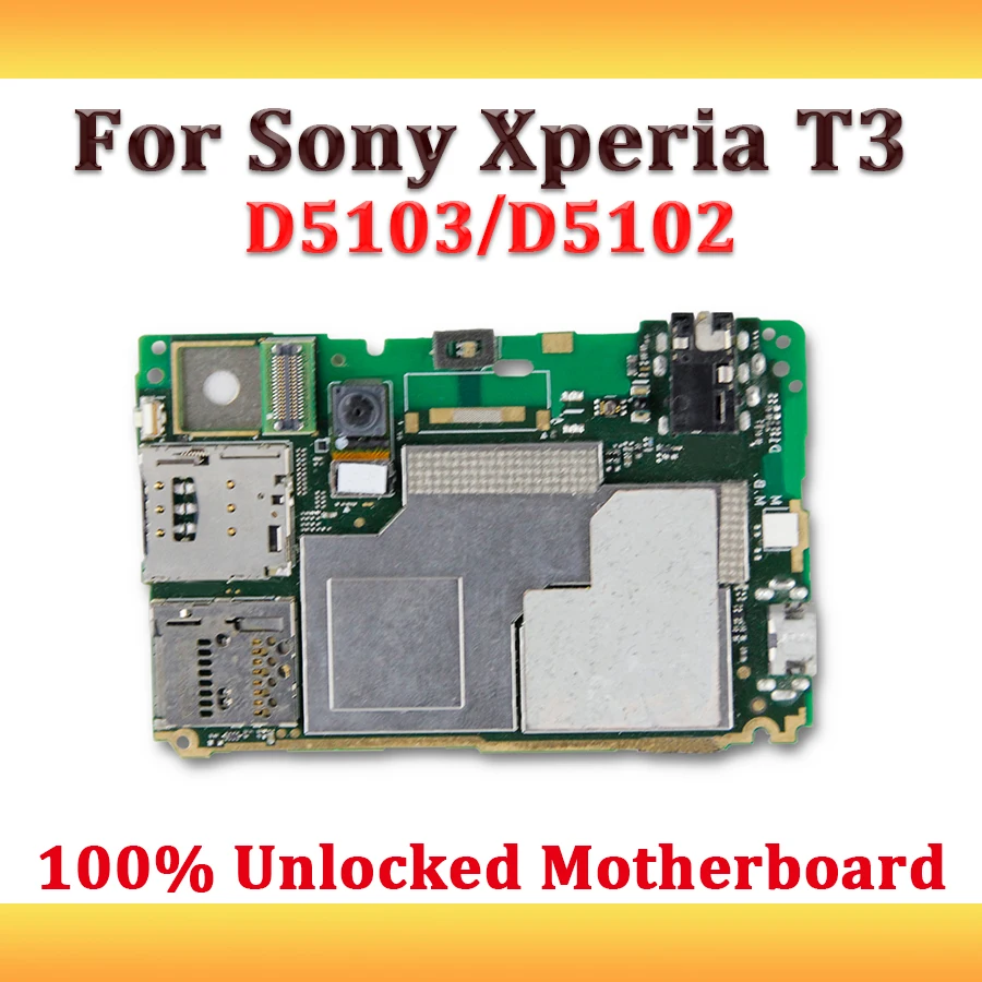 Материнская плата с гибким кабелем для Sony Xperia T3 D5103 D5102 материнская плата|Антенны