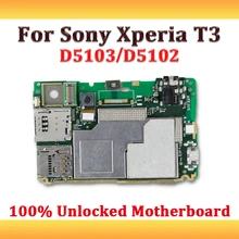 Материнская плата с гибким кабелем для Sony Xperia T3 D5103 D5102