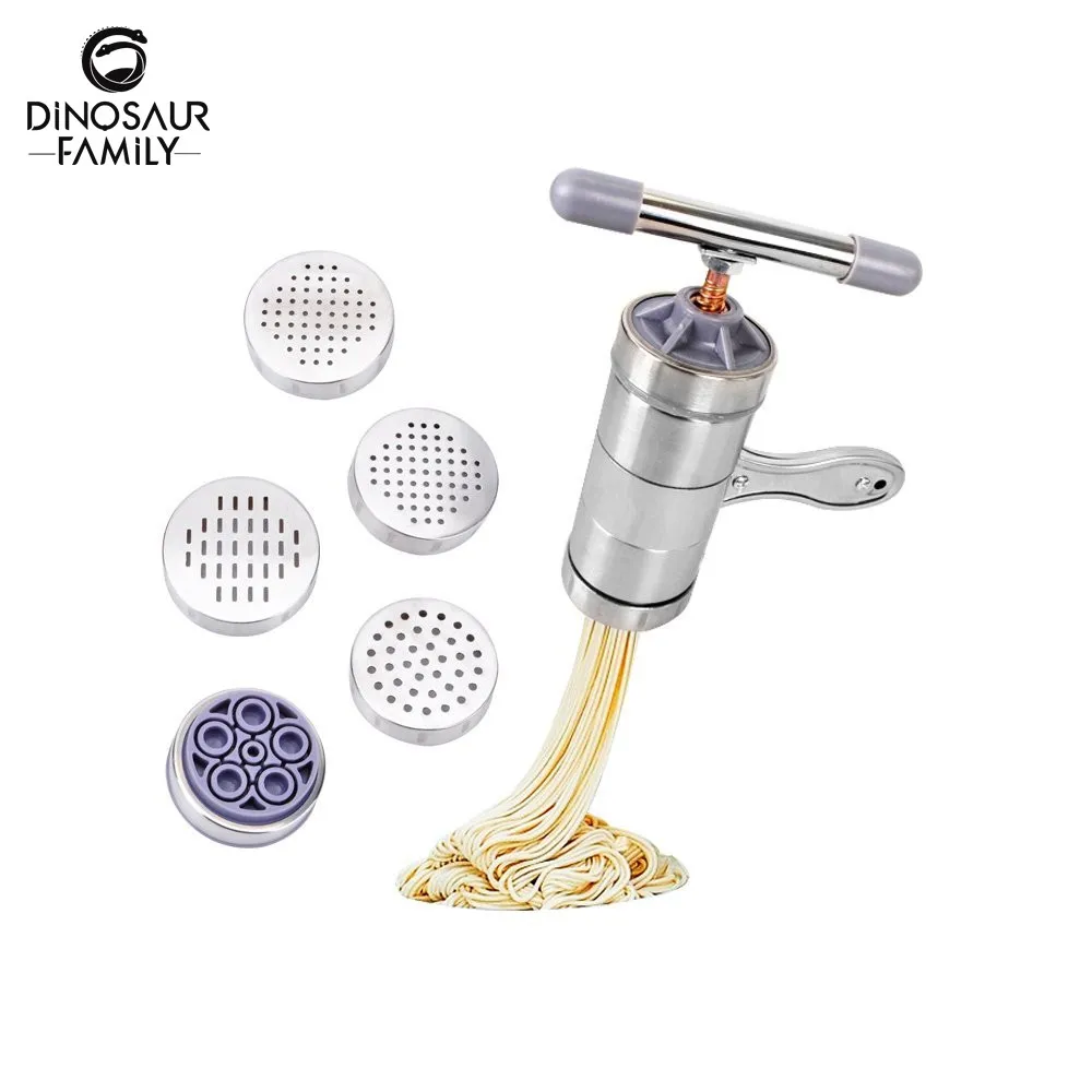 Из нержавеющей стали Лапша чайник пасты машина ручной пресс Spaetzle для фруктов в
