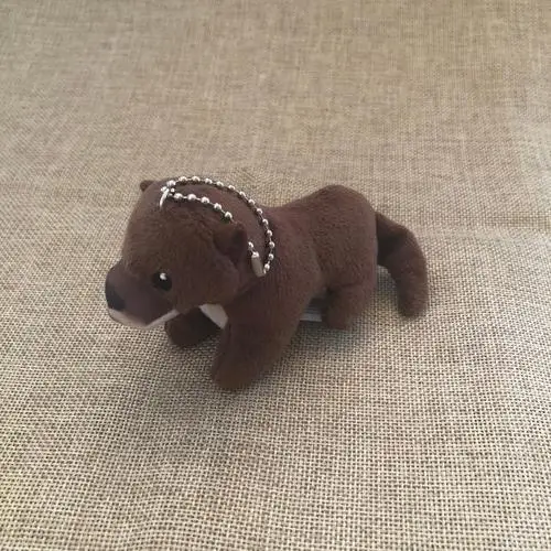 Otter Оригинальная мини-игрушка в виде желтой утки, совы, голубого Кита, Выдра, дельфин, Имитация животных, плюшевая игрушка, кукла, детский подарок на день рождения - Цвет: Otter