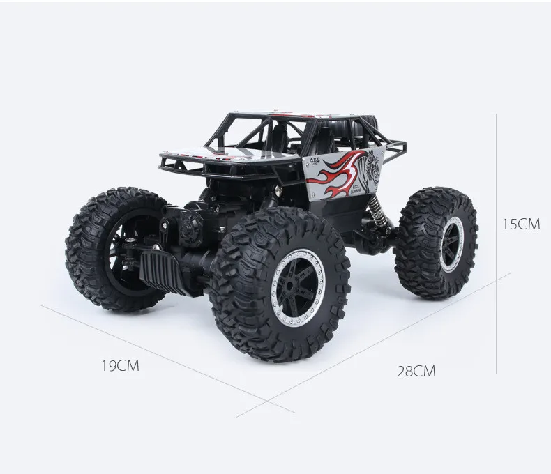 Новый RC автомобиль 1/16 4WD 4x4 вождение автомобиля двойной двигатель Бигфут пульт