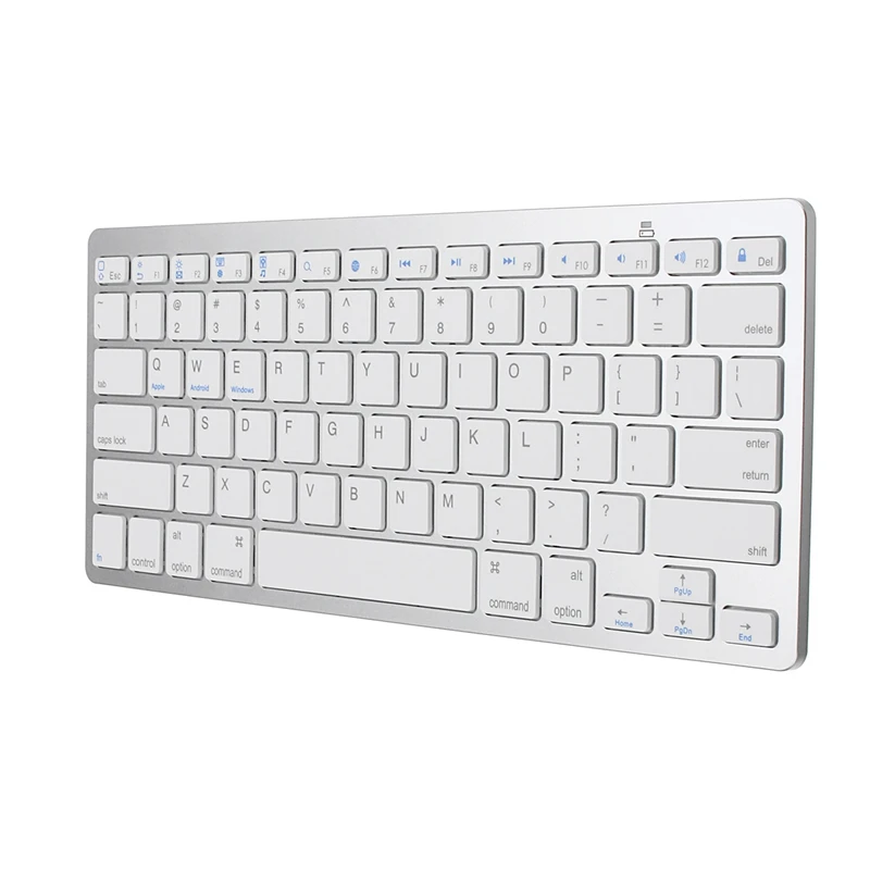 Ultra-Slim Bluetooth wireless keyboard for iPhone 11 Pro for iPad Android Tablet PC Phone and other Bluetooth enabled devices