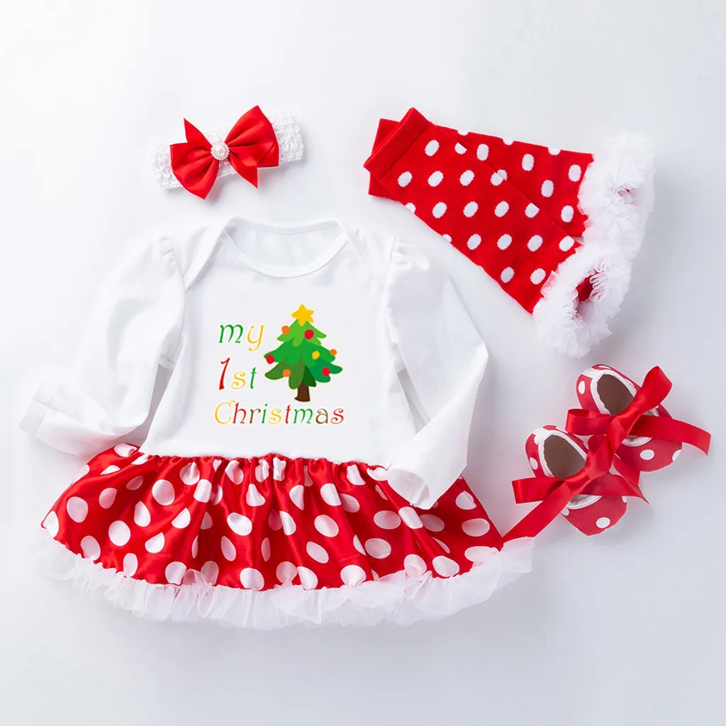 Winter Snowman Holiday Children Clothing Xmas Party Tulle Kids Costume Fancy New Year Baby Girl Christmas Tree Dress For Girls | Детская
