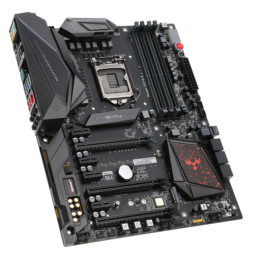 Цветная системная плата iGame Z270 Ymir-X для Intel LGA 1151 ATX DDR4 SATA3 USB3.1 M.2 U.2 Порт двойной биос 64 ГБ
