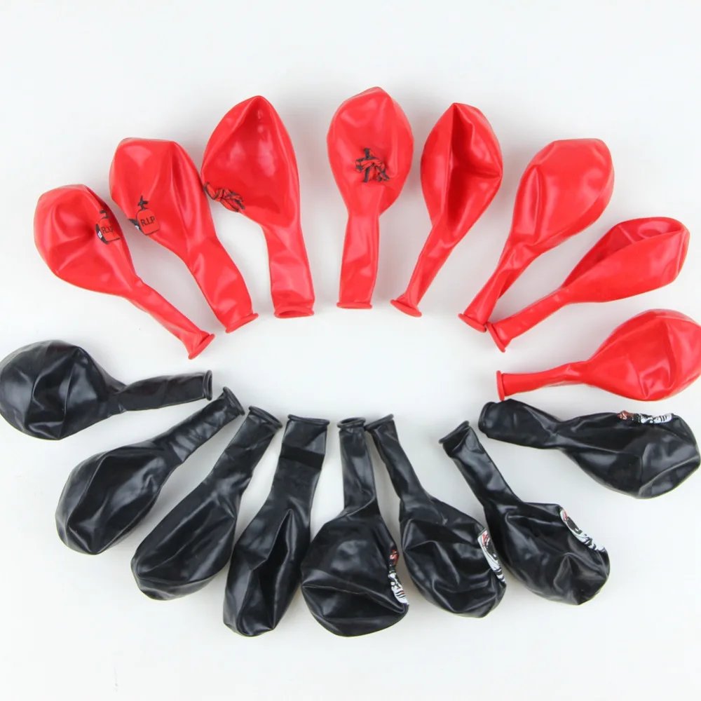 Украшения для Хэллоуина 16 шт./компл. веселые и страшные смешанные печатные шары