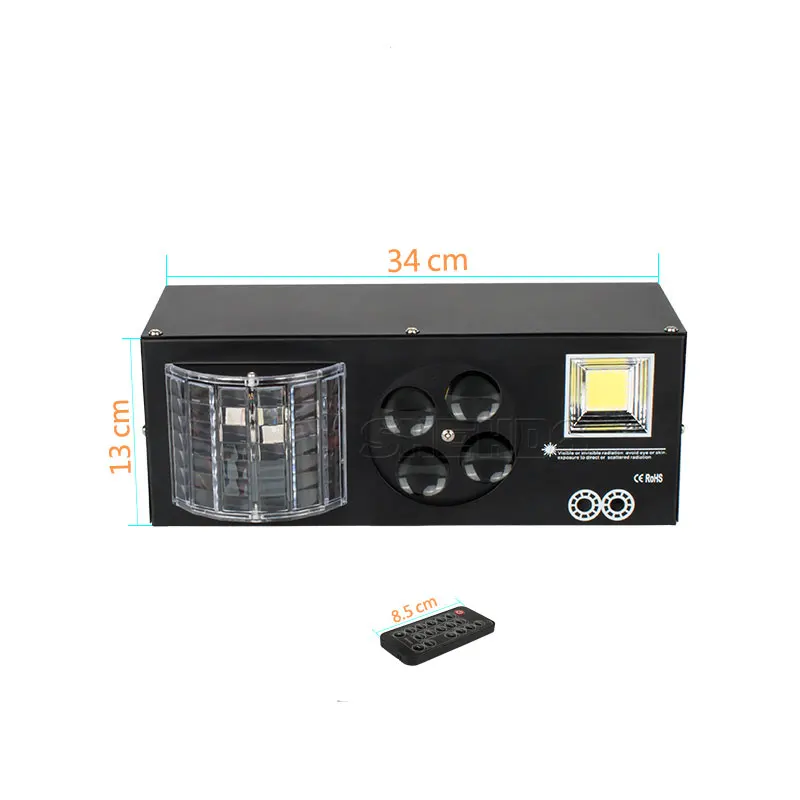 Светодиодный лазерный стробоскоп SHEHDS DMX512 со сценическим эффектом беспроводной