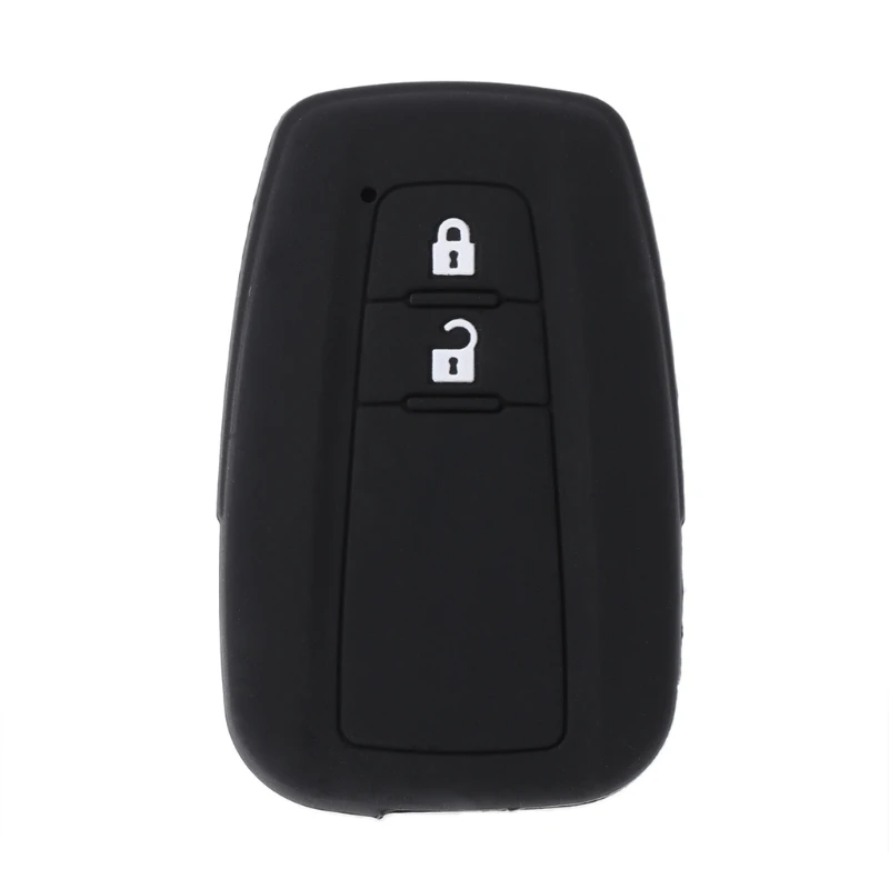 

2 Buttons Silicone Car Key Fob Case Cover Holder For Toyota CHR C-HR 2017 Prius for car accessories