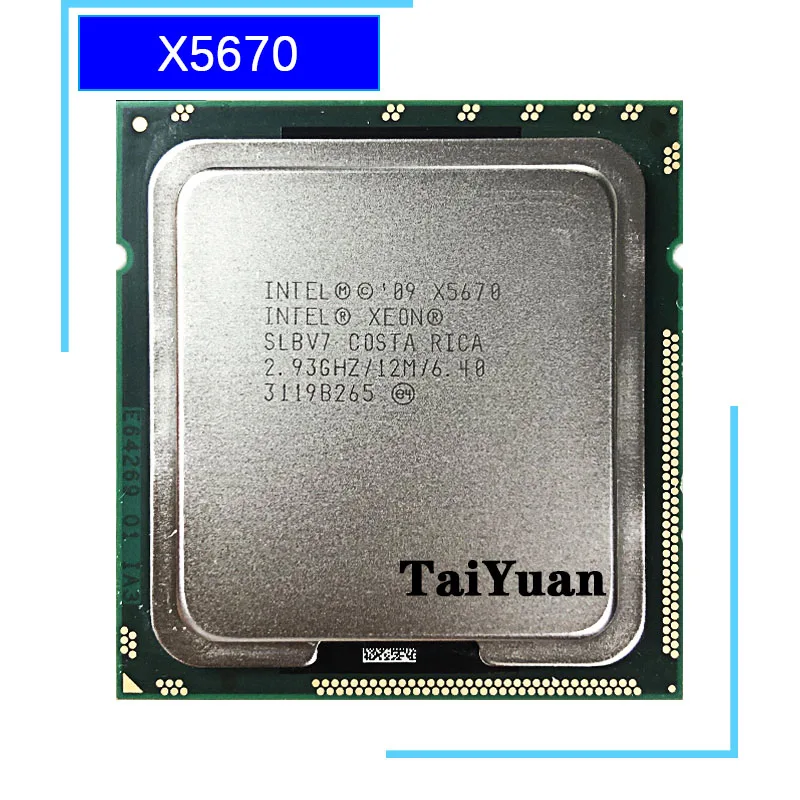 Процессор Intel Xeon X5670 2,933 ГГц шестиядерный Процессор 12 M 95 W LGA 1366C