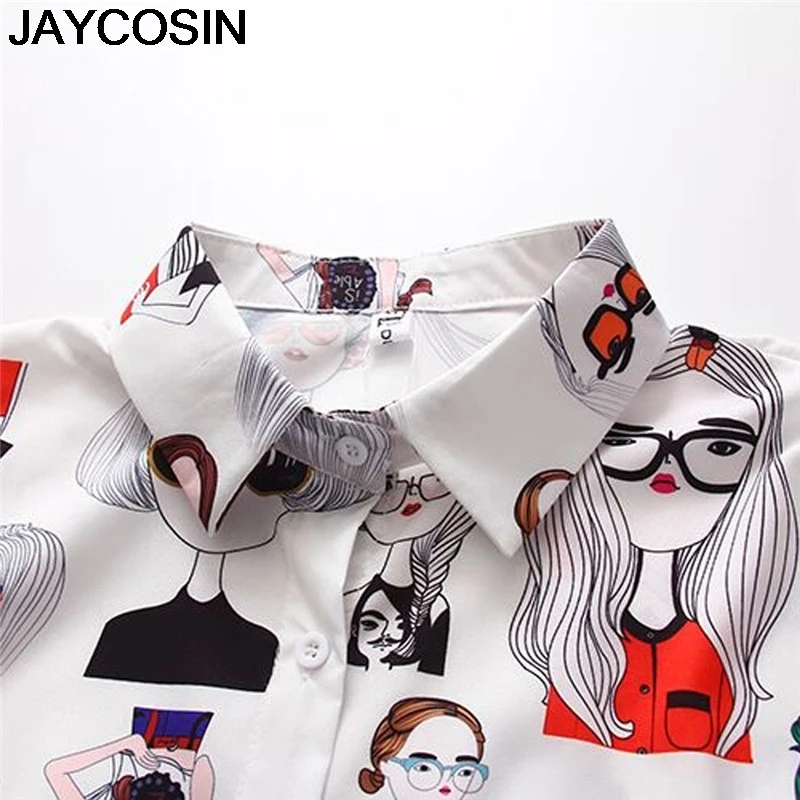 Новинка 2019 женская рубашка JAYCOSIN на весну и осень модная Корейская с длинным