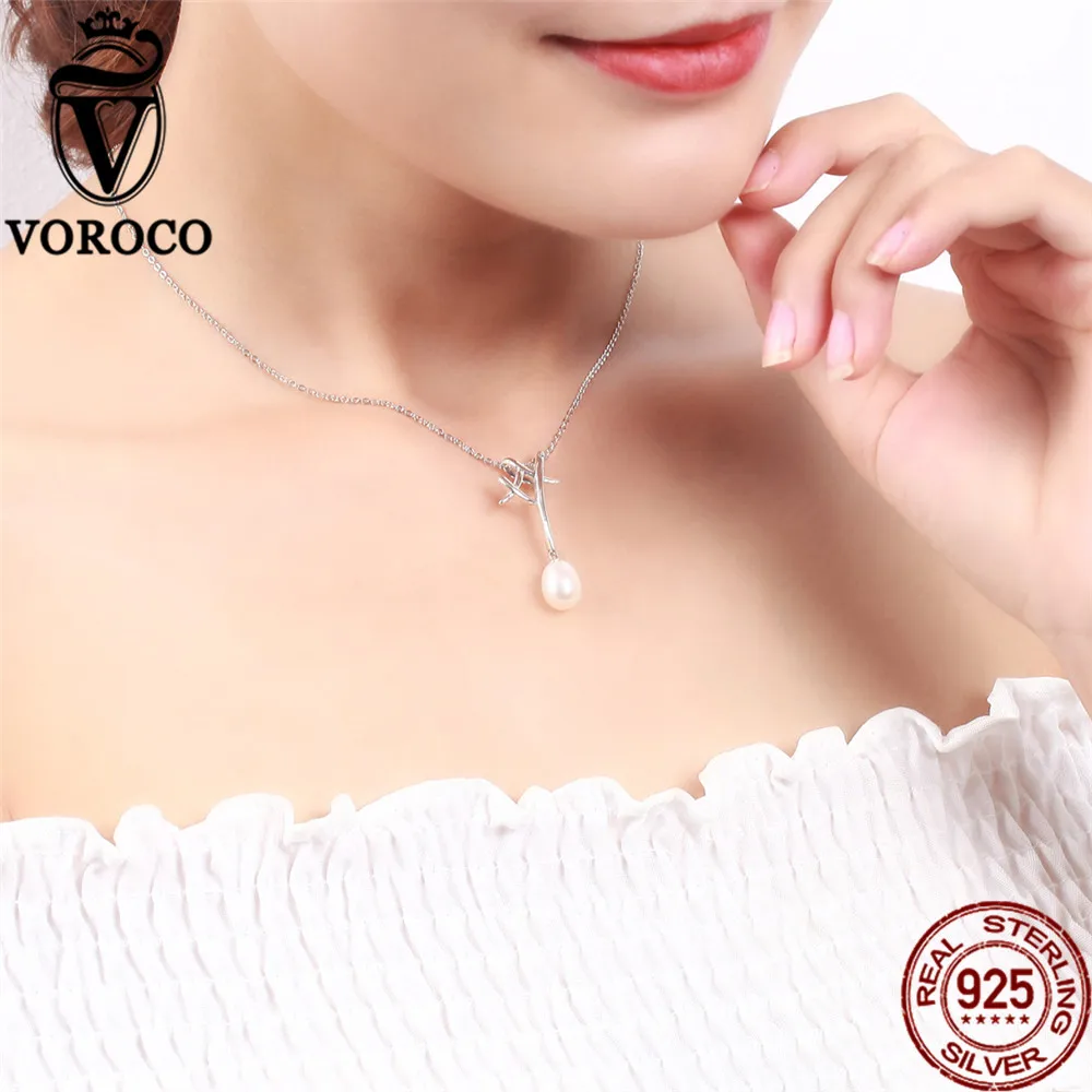 Женский ювелирный комплект из серебра 2017 пробы с натуральным пресноводным