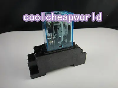 

10set 220V AC Coil Power Relay MY4NJ HH54P-L 14 Pin 5A With PYF14A Socket Base