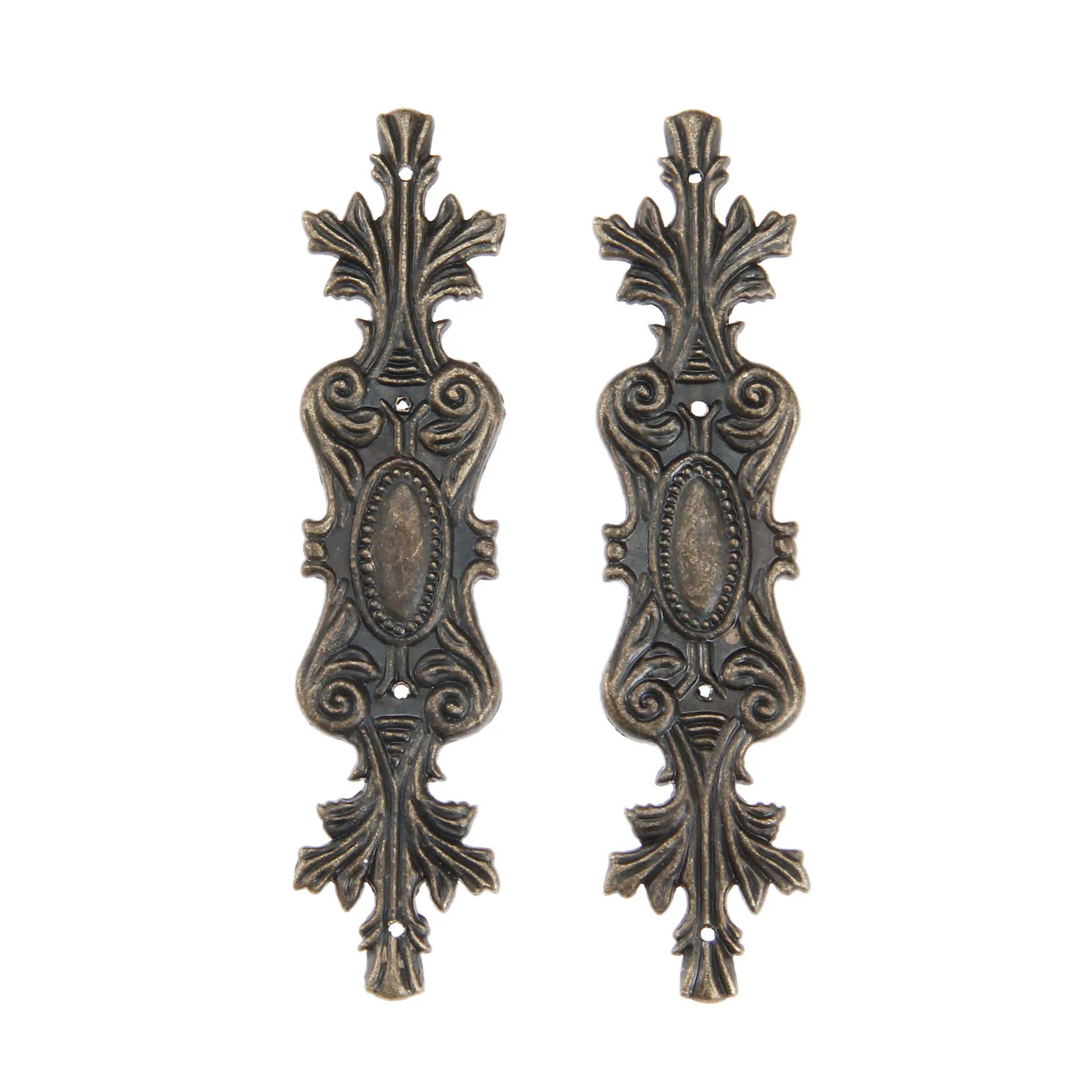 2 шт. Антикварные коробки ногу Угловые скобы для мебели шкатулка драгоценностей