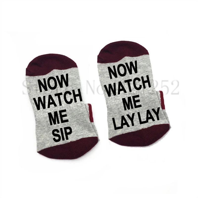 Носки Watch Me Sip Now Lay хлопковые эластичные удобные носки унисекс enjoy yourself|Носки| |
