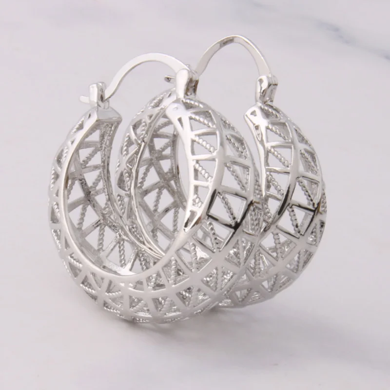 NeeFu WoFu серьги с медным замком брендовые marque boucle doreil Ретро Brinco Orecchino di marca Oorbellen